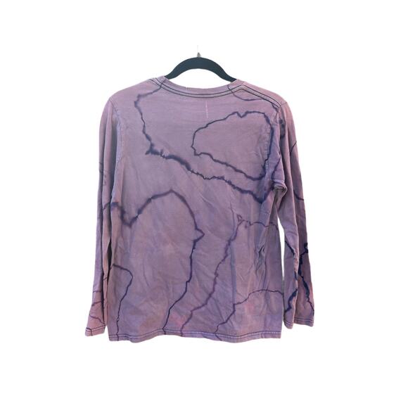 Tie Dye New England Patriots Long Sleeve Shirt | Geode Tie - Reverse Dye - Picture 2 of 2